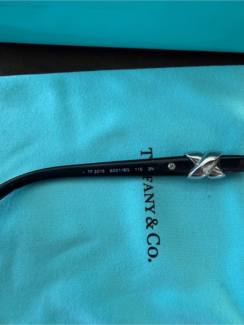 Tiffany & Co. Women's Rimless Shield Sunglasses - Black Gradient 115mm Lens - Picture 6 of 14